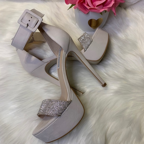 Steve Madden Sultry W/Rhinestones Strap Heels - Picture 6 of 16